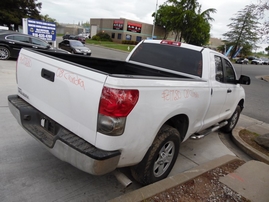 2008 TOYOTA TUNDRA DOUBLE CAB WHITE 4.0L AT 2WD Z17680